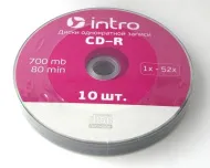 Диск Intro CD-R 10шт 52х