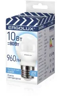 Лампа светод.Ergolux LED-G45-10W-E27-4K