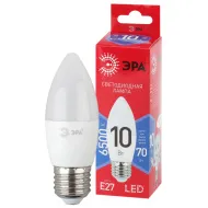 Лампа ЭРА RED LINE LED B35-10W-865-E27 R E27 / Е27 10Вт свеча холодный дневной свет