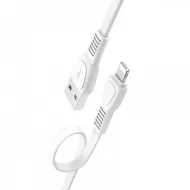 Кабель USB 2.4A HOCO X40 (iOS Lighting) 1м бел