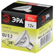 Лампа галоген. Эра GU5.3-MR16-50W-12V-Cl