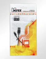 Кабель соединительный Mirex USB 2.0 AM- 8pin (M) 0,2 метра (7498)