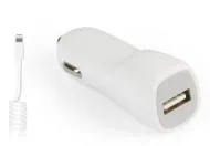 АЗУ Smartbuy NOVA MKII, вых.ток 2.1А, 1USB. витой кабель 8pin для 5/5S/6/6S/SE/7, белое (SBP-1504-8-