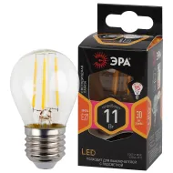 Лампа светод. ЭРА F-LED P45-11W-827-E27