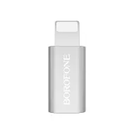 BOROFONE BV5 переходник (гнездо MicroUSB - штекер Lightning)