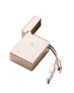 HOCO КАБЕЛЬ USB-iPHONE 5-8 UPL17 В ВИДЕ ЗАЖИГАЛКИ ЗОЛОТО 0. 