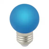 Лампа Volpe Синий LED-G45-1W/BLUE/E27/FR/С