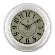 Часы 5232-108 корпус белый "Классика слоновая кость" 