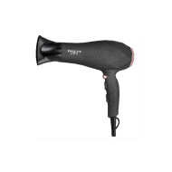 Фен DELTA LUX DL-09412400Вт, турмалиновая ионизация, чёрный с розовым /23685