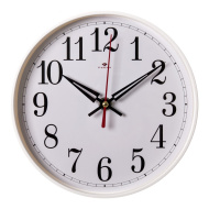 Часы 2019-107 корпус белый "Классика"