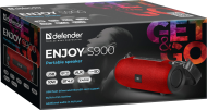 Портативная акустика Enjoy S900 красный, 10Вт,BT/FM/TF/USB/AUX DEFENDER