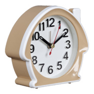 Будильник В6-011 корпус бежевый с белым "Классика"