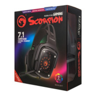 Наушники игровые MARVO HG9046 с микрофоном, проводные полноразмерные, 2.2 метра,  чёрный