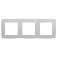 12-01 Рамка ЭРА, 12-5003-01, 3 пост, белый