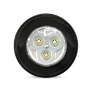 Светодиод фонарь PUSH LIGHT 3 Вт Smartbuy 3AAA, черный 