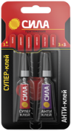 Клей СИЛА 3 гр.cверхпрочный+ антиклей