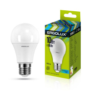 Лампа Ergolux LED-A60-10W-E27-6K