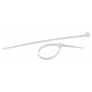 Кабельная стяжка ЭРА 2,5х100 белая 100 штук