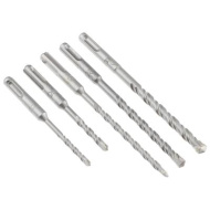 Набор буров ЕРМАК по бетону системы SDS-plus 5 шт(5/110, 6/110, 6/160, 8/160, 10/160)/654-163