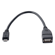 Кабель Perfeo USB 2.0 А розетка -Мicro USB вилка(OTG) дл. 0.2м U4202