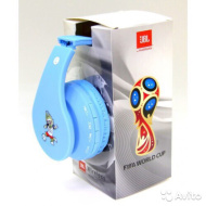 Наушники беспроводные JBL FIFA RUSSIA 2018+SD плеер+мик+радио+Bluetooth YW-100BT белый