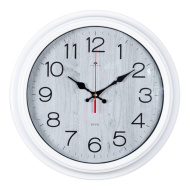 Часы 3527-15 корпус белый "Эко"