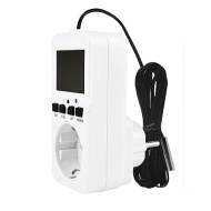 Розетка с таймером (с датчиком контроля температуры) 3600W/16A 230V, TM27, FERON