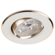 Cветильник светод. KL LED 2AGD/WH 3*1W 210LM 220V 4000K ЭРА