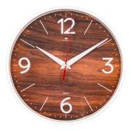 Часы 2019-112 корпус белый "Дерево"