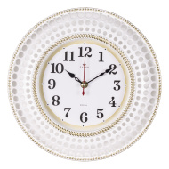 Часы 2917-001 корпус белый с золотом "Классика" 