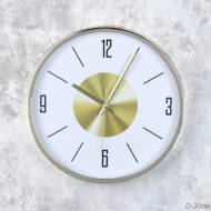 Часы 3012-4 диаметр 30см, корпус золото