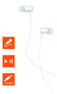 Наушники GoPower GPHP02 белый