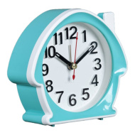 Будильник В6-010 корпус бирюзовый с белым "Классика"