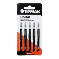 Пилки для эл.лобзика (HCS EU 75х3мм.) T-111C (дер., гр.рез.), 5шт ЕРМАК арт.664-293