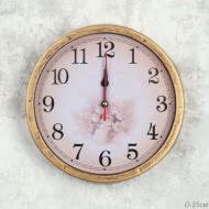 Часы настенные 23 см старое золото / 285Т