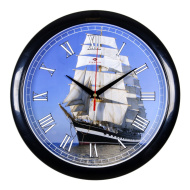 Часы 6026-60В корпус черный "Корабль"