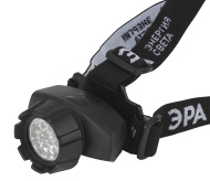 Фонарь ЭРА GB-603 налобный (14xLED, 3xAAA, 4 реж., черный)