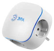 Тройник Эра SP-3e-USB-2A (3гн.х220V + 2хUSB 2A) с зазем, со шт. (белый)