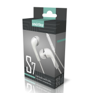 Внутриканальная гарнитура Smartbuy S7, белая (SBH-0120)
