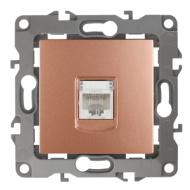 12-14 Розетка RJ45 ЭРА, 12-3107-14, медь