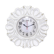 Часы 4522-001 корпус ажурный белый с золотом