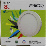 Накладной (LED) светильник Round SDL Smartbuy-8w/5000K/IP20