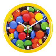 Часы 2222-109 корпус желтый "Маленькие конфетки"