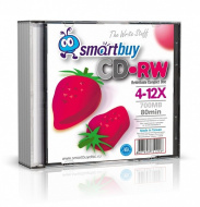 Диск SMART BUY CD-RW Slim 4-12x