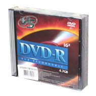 Диск VS DVD-R Slim 16х SL\5