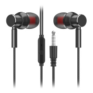 Гарнитура Smartbuy M200, метал корпус, микрофон, пульт, чер (SBH-023K)