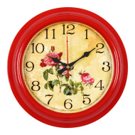 Часы 2121-141 корпус красный "Роза" 