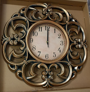 Часы арт 6893G ажур бронза