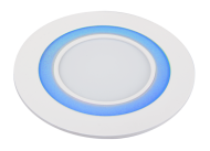 Светильник встраиваемый PPL-R 180140 (18031) 12W/4W 6500K blue Jazzway