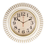 Часы 5029-001W корпус белый с золотом "Классика"